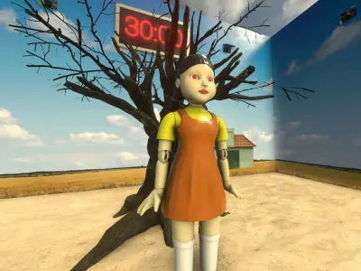 Squid Game Map 2 - Extended version 3D model