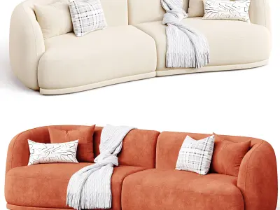 Sofa Ivoire Dantone Home 3D model