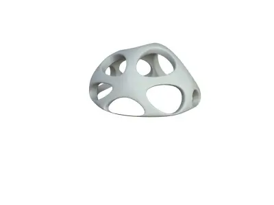 SciFi Cube Object No 57363 Low Poly Shape Low-poly 3D model