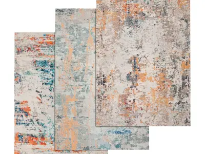 Rug Set 196 3D model