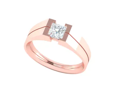 Women Ring  Render 3dm STL OBJ FBX Details 3D print model 106