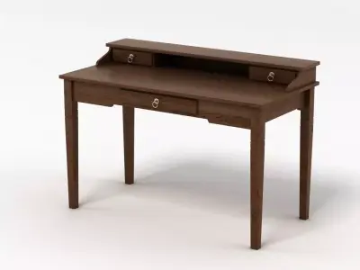 Writing Desk Bureau Low-poly 3D model