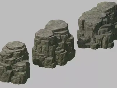 Tongtianhe - Quartet stone 03 3D model