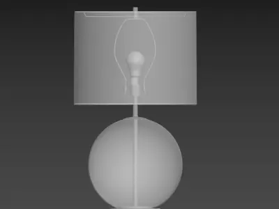 Table lamp 3D model 42