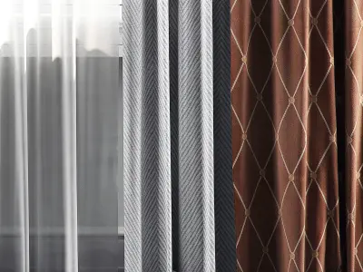 Curtain Set 11 3D model