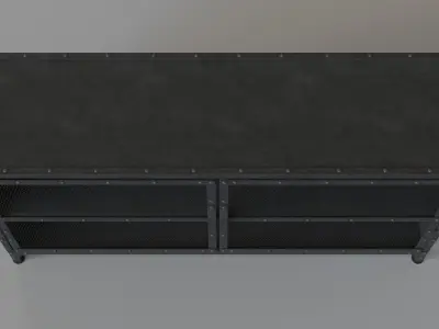 Hopper Media Console 3D model