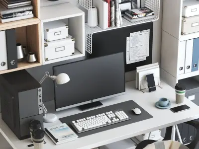 Office workplace 61 3D model