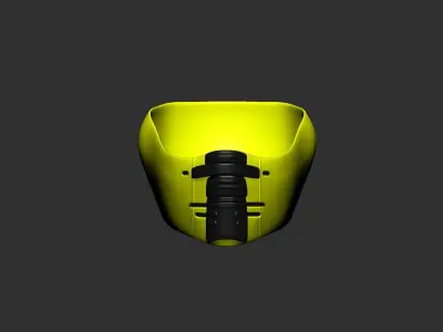 helmet high poly sculpt 3d printable ver 7 3D model 3D model 80
