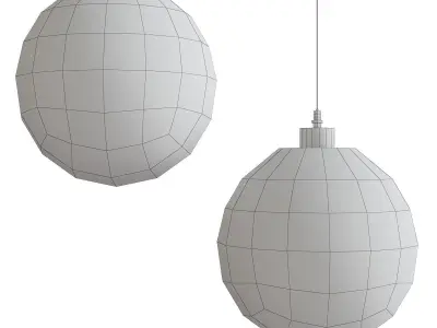 Sunshine chandelier 3d model Low-poly 3D model