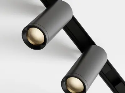 Light Set different lighting fixtures on wall 3D model