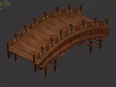Peach Blossom Island - Boardwalk 11 3D model