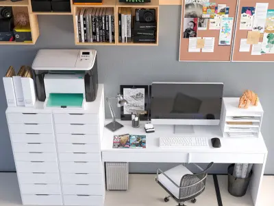 Work Space 3 3D model