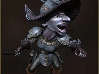 GNOMES ARMY  Light Version Low-poly 3D model