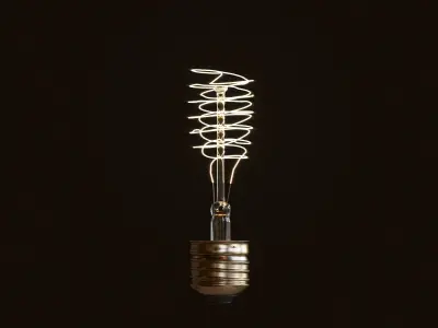 Light bulb 3D model