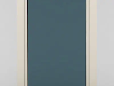 Plastic casement window 03 3D model