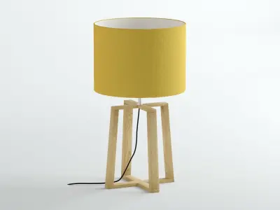 Desk Lamp - Mustard  3D model