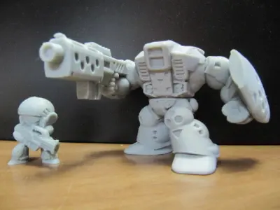 CHIBI-TECH SD - ENFORCER CHASSIS      3D print model
