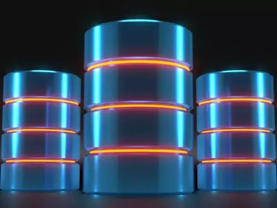 3D Database or Data Storage 3D model