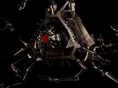 Fabrication Machine from the film 9  3D model