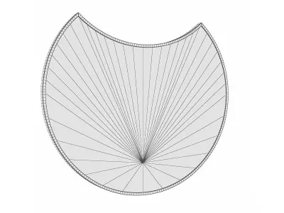 Mirror in a metal frame GZ-M1082 3D model