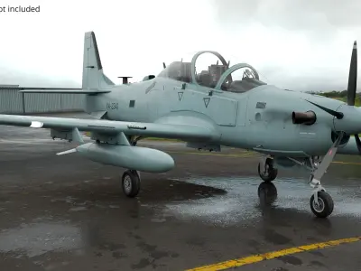  A-29 Super Tucano Attack Aircraft 