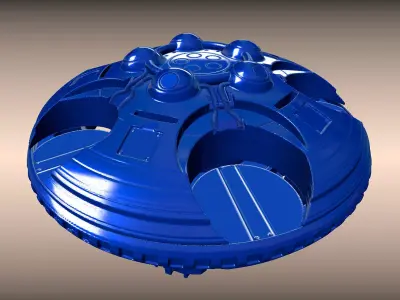 UFO Type 6 High Poly Version 3D model