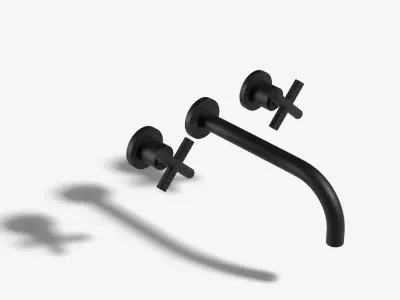 Faucet 01 Low-poly 3D model