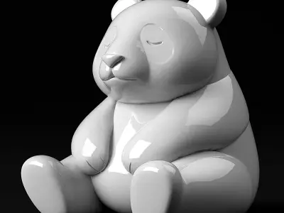 Panda 3D print model
