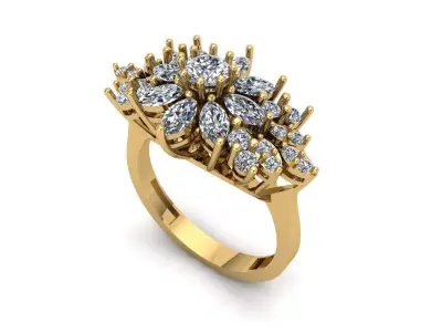 Jewelry ring 146 3D print model