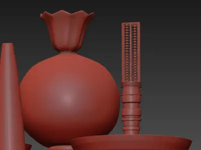 Due Wall Sconce by Venini 3D model