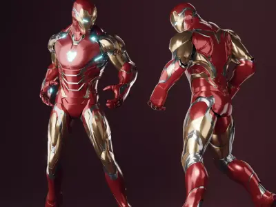 Mark 85 3d model ironman suit 3D model