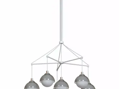 Pendant lamp spider Neruni 3597 - 6 3D model
