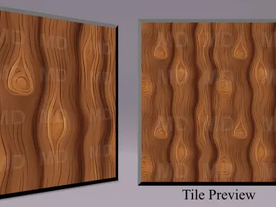 Cartoon Wood Textures Pack 04 - 10x PNG  Texture