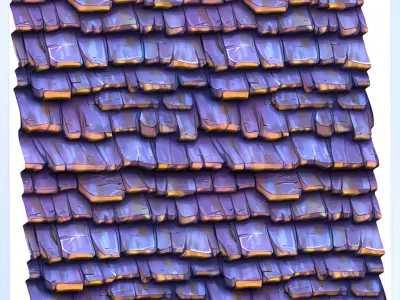 Stylized Roof Seamless Texture Texture