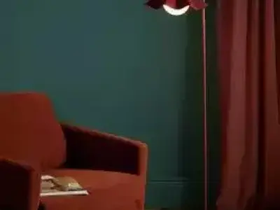 Habitat Yuno Pleat Floor Lamp 3D model