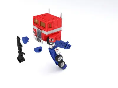 Optimus Prime g1 vintage toy 3D model
