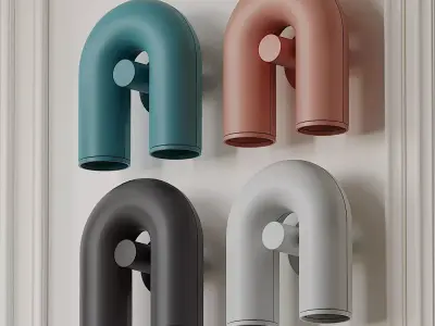 Circus Wall Sconce by Haute Living 3D model