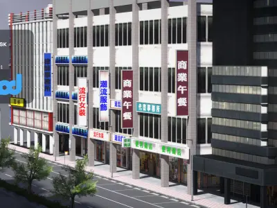 TW Street 002 3D model