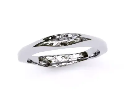 Fancy gold band  3D print model