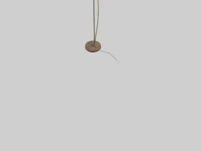 Floor lamp model Low-poly 3D model