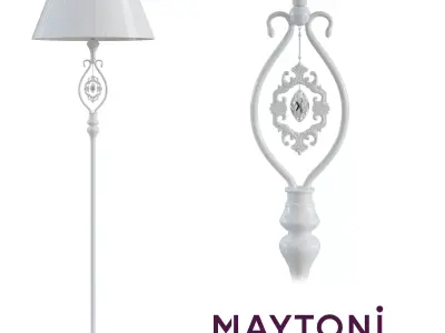 Floor lamp Passarinho ARM001-FL-01-W Maytoni Classic Free 3D model