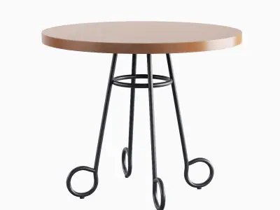 Coffee Table by Kenneth Cobonpue Set 3D model