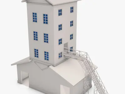 Industrial Building Model 3D model