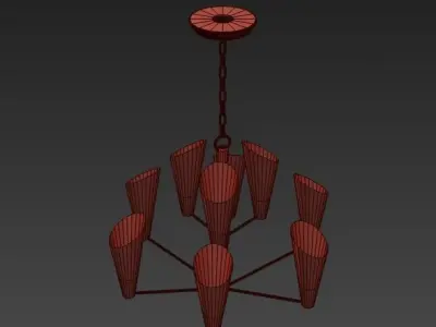 Currey and Company 9749 Cornet 3D model