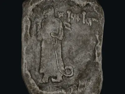 Muwatalli Relief Low-poly 3D model