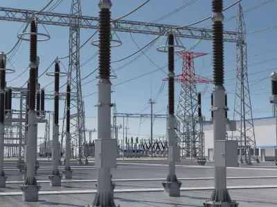  Power substation kitbash 