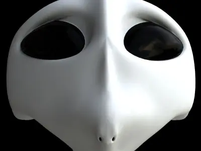 Alien humanoid 3D model