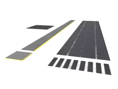 Street Roads Collection 3D model