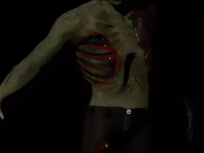 Decomposed Zombie 3D print model