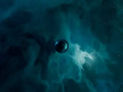 Eclipse of Tides Nebula HDRI 12k 360 equirectangular 3D model